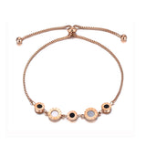 Titanium Steel Chain Bracelet Roman Numerals BB2001