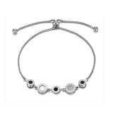 Titanium Steel Chain Bracelet Roman Numerals BB2001