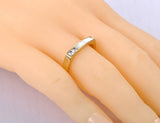Titanium Stainless Steel CZ Rings 18K Plated Bohemi
