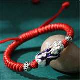 BOCAI S925 Silver Pixiu Color-changing Bracelet