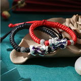 BOCAI S925 Silver Pixiu Color-changing Bracelet