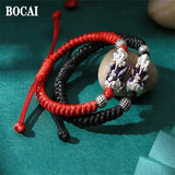 BOCAI S925 Silver Pixiu Color-changing Bracelet
