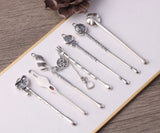 Real S925 Silver Pendant Ear Pick Retro Style Creative Earwax DIY