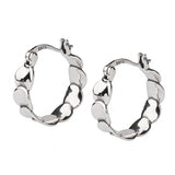 S925 Silver Fish Scales Earrings for Women