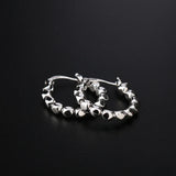 S925 Silver Women's Earrings Couple Jewelry