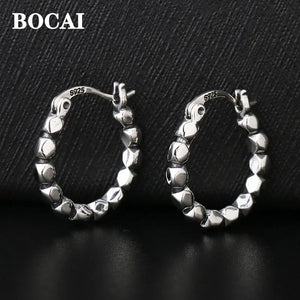 S925 Silver Women's Earrings Couple Jewelry