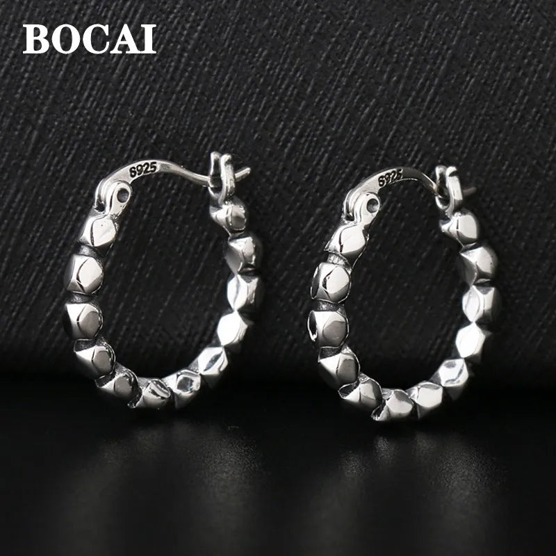 S925 Silver Women's Earrings Couple Jewelry