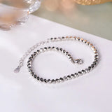 BOCAI Pure S925 Silver Fragmented Bracelet Set