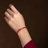925 Silver Braided Rope Chain Couple Bracelet