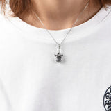 S925 Silver Angel Small Pendant for Men and Women