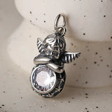 S925 Silver Angel Small Pendant for Men and Women