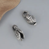 S925 Silver Jewelry Snake Head Pendant DIY Material Accessories