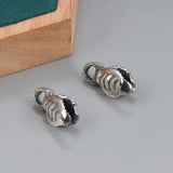S925 Silver Jewelry Snake Head Pendant DIY Material Accessories