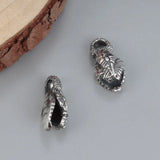 S925 Silver Jewelry Snake Head Pendant DIY Material Accessories