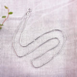925 Silver Woman Necklace Solid Jewelry Accessories 1.6mm Birthday Gift