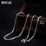S925 Silver Popcorn Chain Women's Necklace Christmas Gift