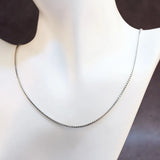 925 Silver Box Chain Personalized Collarbone Necklace