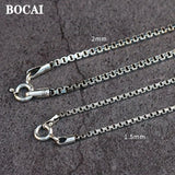 925 Silver Box Chain Personalized Collarbone Necklace