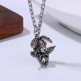 Real S925 Silver Jewelry Rabbit Head Ins Style Pendant