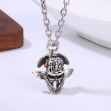 Real S925 Silver Jewelry Rabbit Head Ins Style Pendant