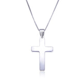 S925 Silver Cross Pendant for Women Clavicle Chain Gift