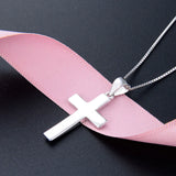 S925 Silver Cross Pendant for Women Clavicle Chain Gift