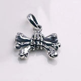 S925 Silver Necklace Ghost Hand Skull Pendant Men Women