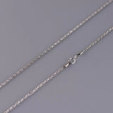 Silver Woman Necklace Retro Hemp Rope Water Ripple Sweater Chain
