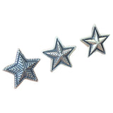 S925 Silver Pentagram Retro Star Ear Studs