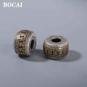 S925 Silver Ten Thousand Characters Amulet Bracelet
