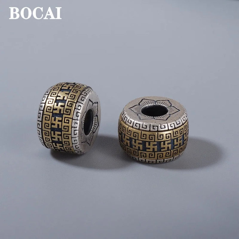 S925 Silver Ten Thousand Characters Amulet Bracelet