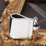 S925 Silver Wallet Pendant Necklace Accessory Ins Man Woman
