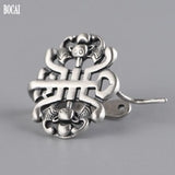 S925 Silver Bat Earrings Longevity Pattern Women