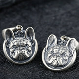 S925 Silver Bulldog Pendant for Men and Women