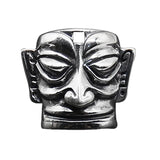 BOCAI Real S925 Silver Jewelry Retro Mask Pendant For Men Birthday