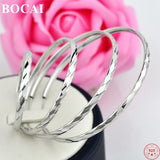 Real S925 Sterling Silver Earrings for Women Platinum Charm Earbobs