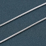 Solid s925 Silver Retro Hand-woven Hemp Rope Necklace