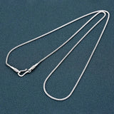 Solid s925 Silver Retro Hand-woven Hemp Rope Necklace