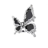 S925 Butterfly Tassel Female Niche High Sense Cold Wind Pendant
