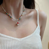 S925 Small Mushroom Pendant Women's Small Fresh