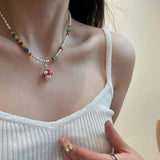 S925 Small Mushroom Pendant Women's Small Fresh