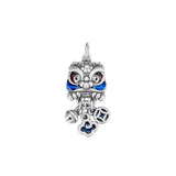 S925 Silver Lion Dance Bell Pendant National Style