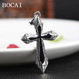 S925 Silver Retro Cross Pendant