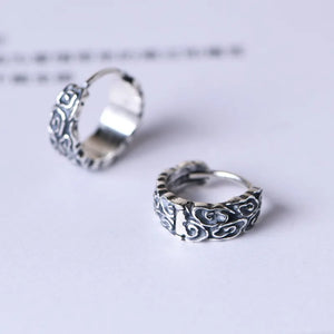 S925 Silver Earrings Christmas Cloud Ear Clips
