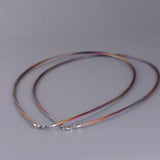 S925 Silver Necklace Collar Colorful Wrist Wires-chain Jewelry