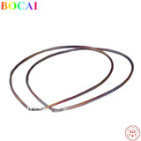 S925 Silver Necklace Collar Colorful Wrist Wires-chain Jewelry