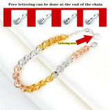 S925 Sterling Silver Bracelet Phoenix Tail Jewelry Thai Silver Hand String