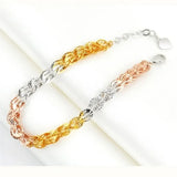S925 Sterling Silver Bracelet Phoenix Tail Jewelry Thai Silver Hand String