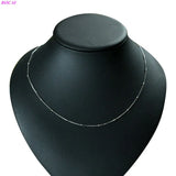 S925 Sterling Silver Necklace Thai Silver Star Chain 2.5mm Snake-Bone