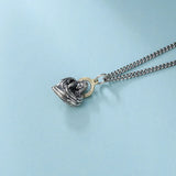 S925 Silver Feather Wing Pendant Necklace Angel Solid 925 Silver Woman Pendant